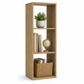Scaffale in MDF con 3 Ripiani Color Legno Chiaro 120x40x30cm