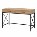 Scrivania in Legno e Metallo con Cassetti 120x60x75 cm