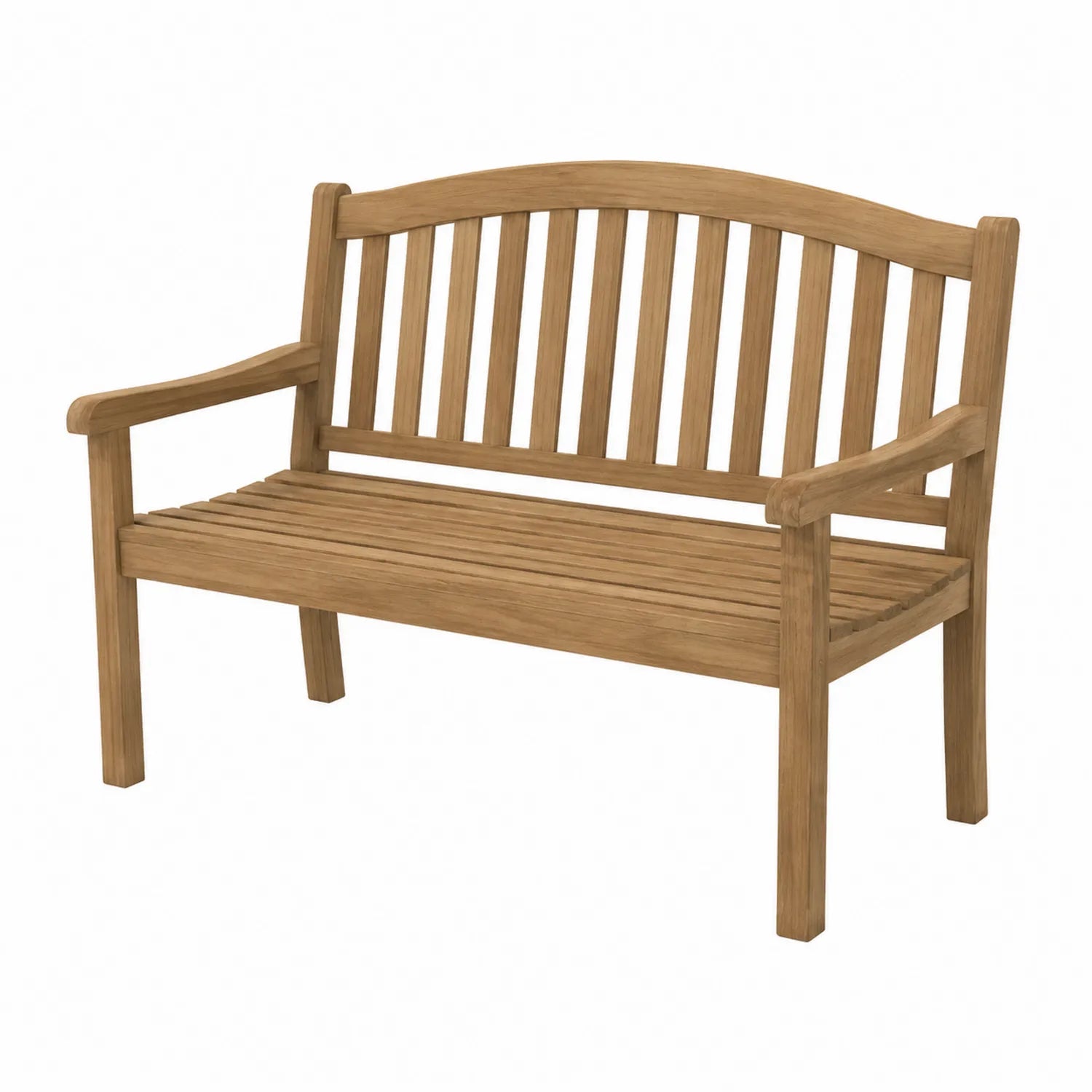 Panca da esterno in legno di teak 120 cm