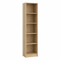 Scaffale Libreria in MDF Effetto Quercia 180x40x30 cm