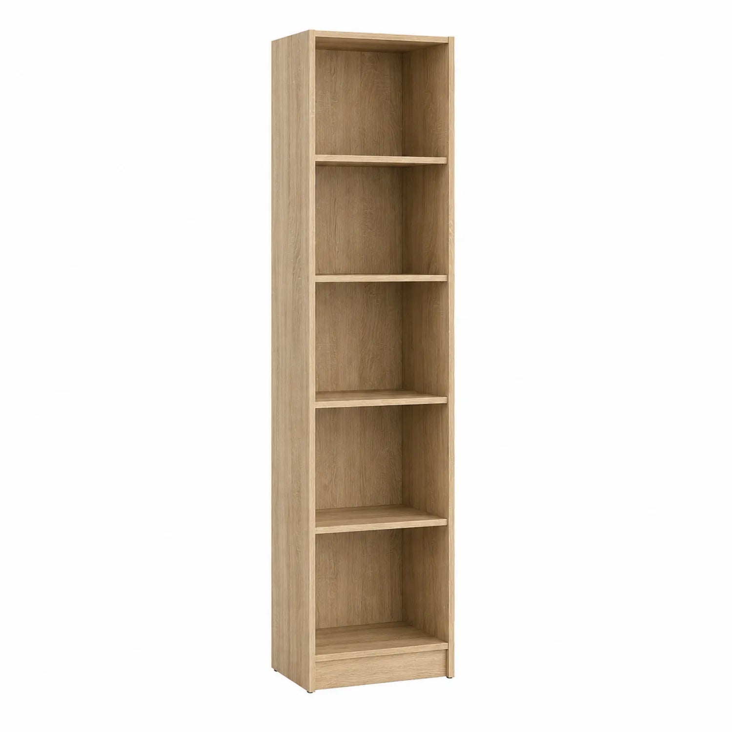 Scaffale Libreria in MDF Effetto Quercia 180x40x30 cm