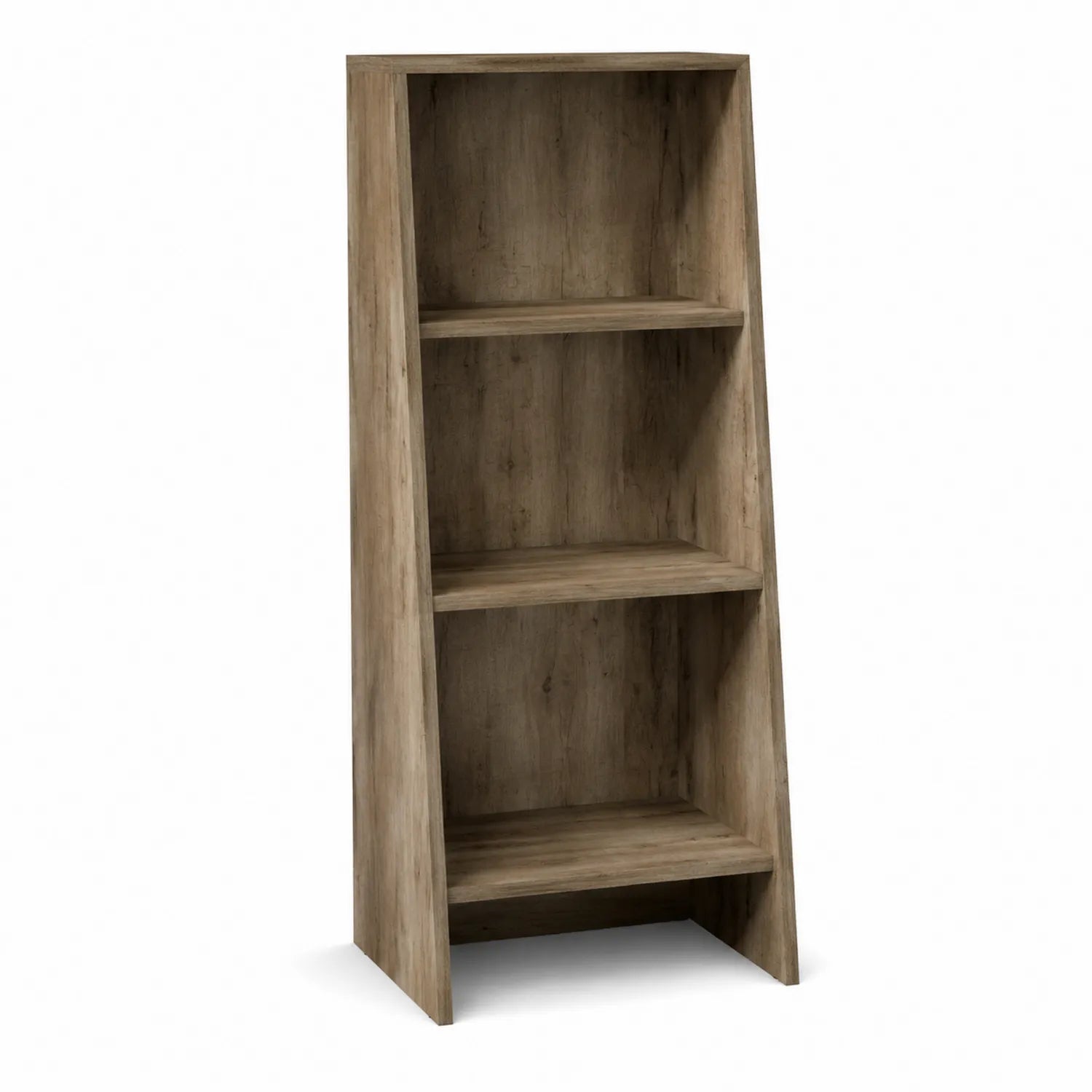 Libreria in legno a 3 ripiani marrone 180x80x35 cm